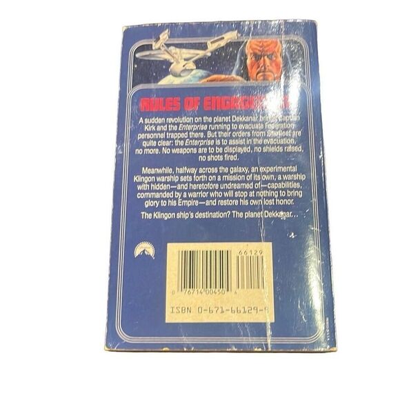 Star‎ Trek Rules of Engagement Book #48 1990 Paperback by Peter Morwood - Picture 2 of 6